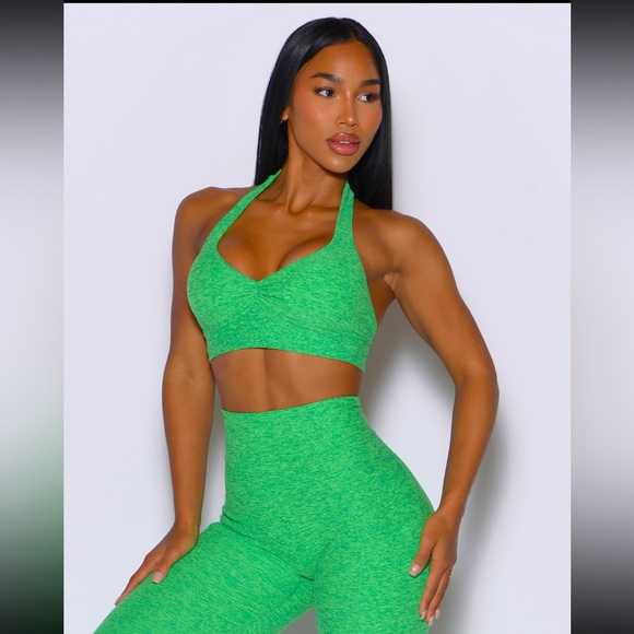 Bombshell Sportswear XS Neon Miami Beach Backless Bra NWT - Picture 3 of 12